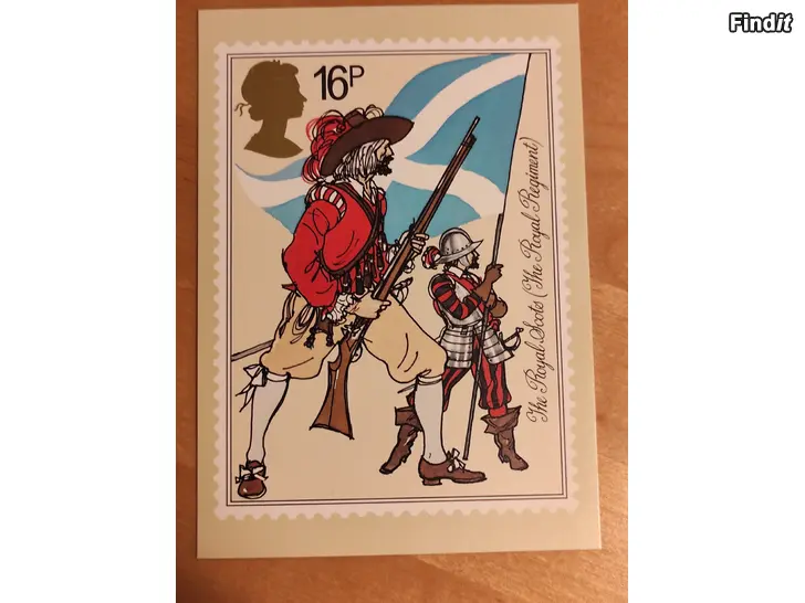 Myydään Postikortti, postimerkistä , The British Army