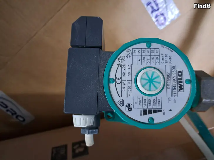 Säljes Värmebaron 6 kw med cirkulationspump