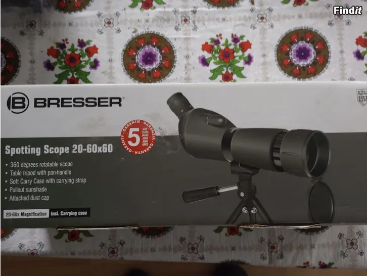 Myydään Bresser zoom Teleskoppi 20-60x60
