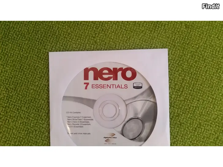 Myydään Nero 7 Essentials program CD poltto-ohjelma hinta 3e