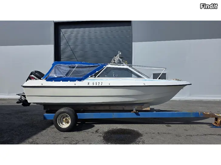 Myydään Bella 600 HT 1988 + Mercury 135 Optimax 2001  nopea ja edullinen HT-vene