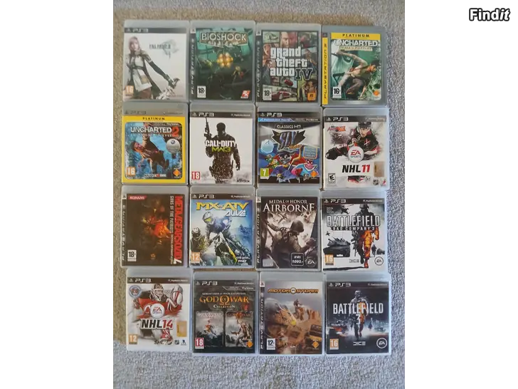 Myydään PS3 + spel