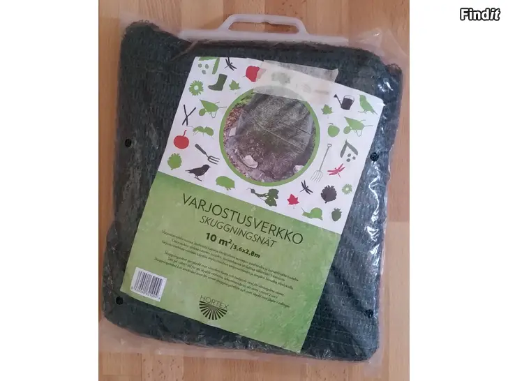 Myydään Varjostusverkko 10m2 Hortex  -4e