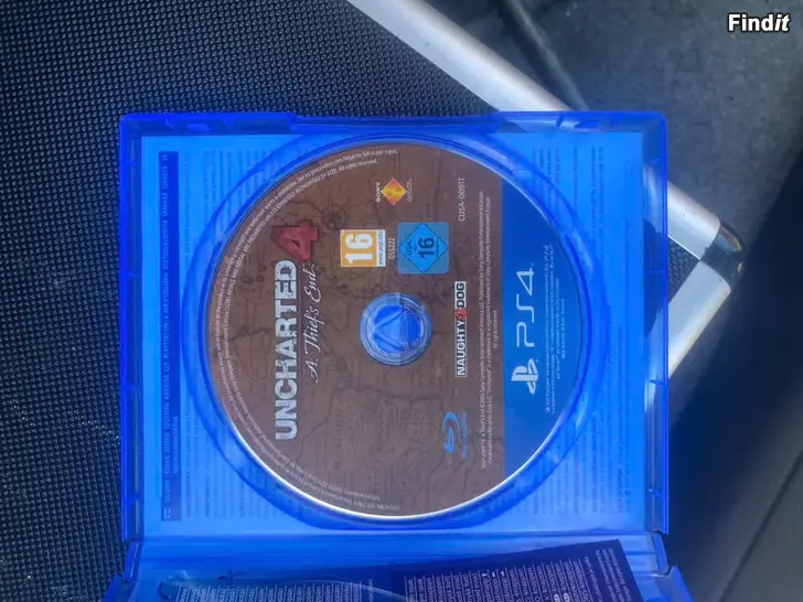 Myydään Uncharted 4 playstation 4