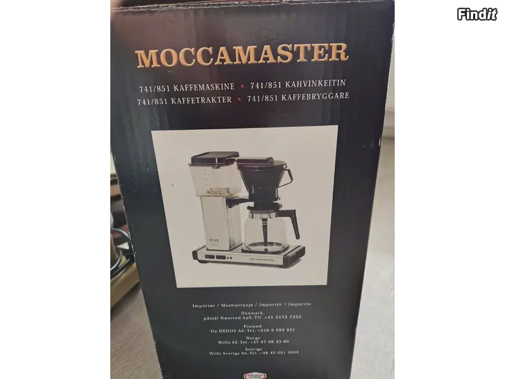 Myydään Moccamaster
