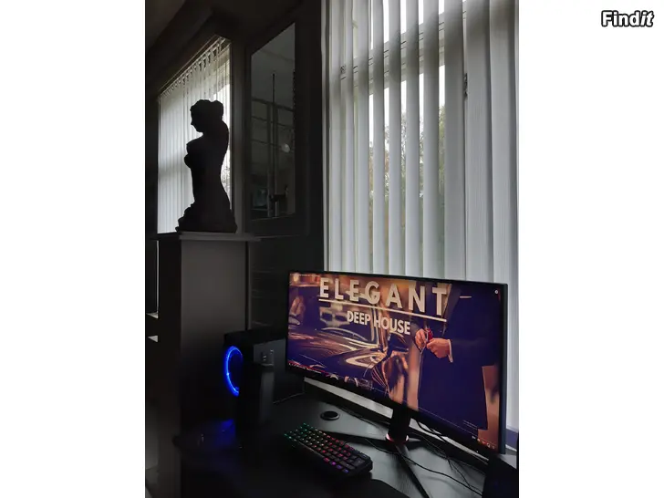 Säljes AOC 34 CU34G2XE/BK Ultra Wide 144Hz WQHD monitor