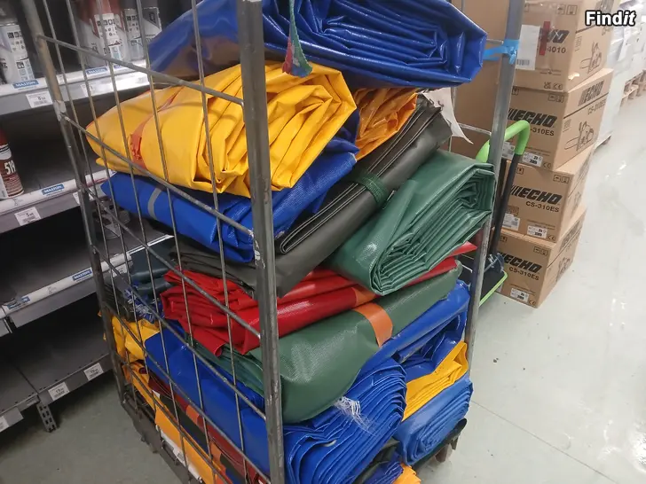 Myydään Kuormapeitteet,PVC pressut,vene- ja peräkärrypeitteet Savenmaalta