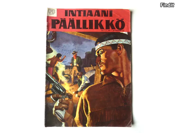 Myydään Vanhoja Intiaanipäällikkö lehtiä