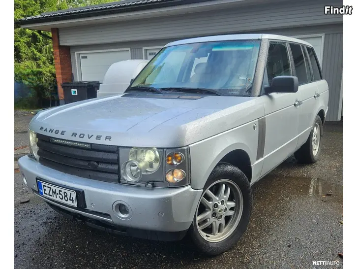 Myydään RANGE ROVER 3.0TD6 VOGUE AUT. Vm-2002 REK. 2H PAKETTIAUTOKSI. TAKAPENKKI EI TALLESSA