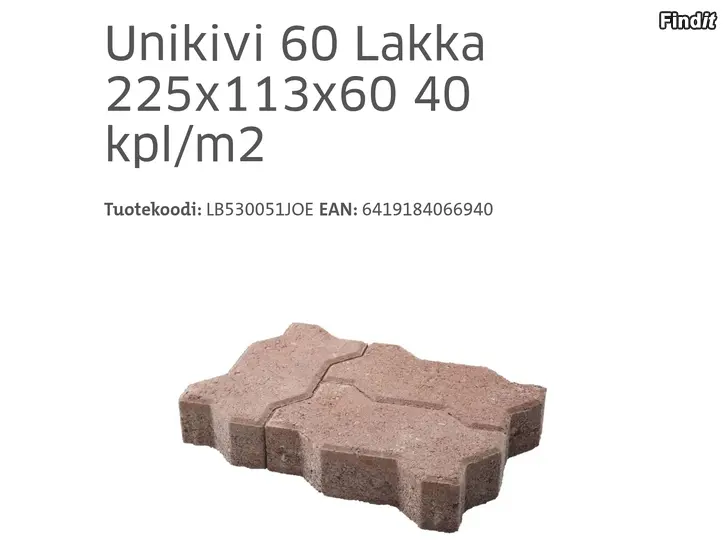 Säljes Unikivi gårdssten/pihakivi