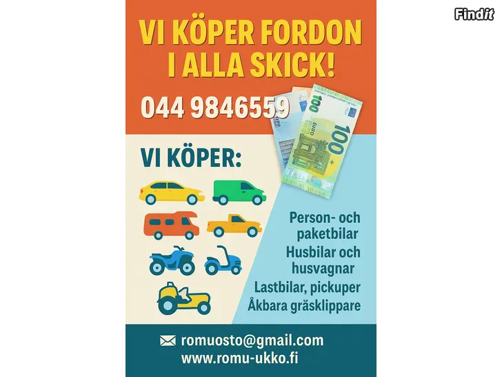 Köpes Fordon i alla skick
