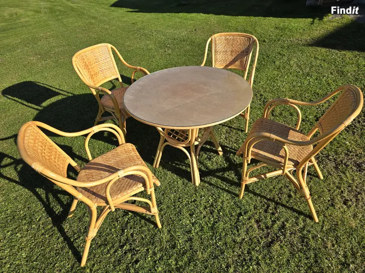 Säljes Rotting möblemang