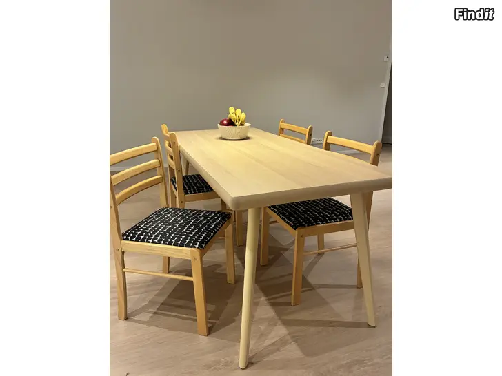 Myydään Ruokailuryhmä 4 hengelle