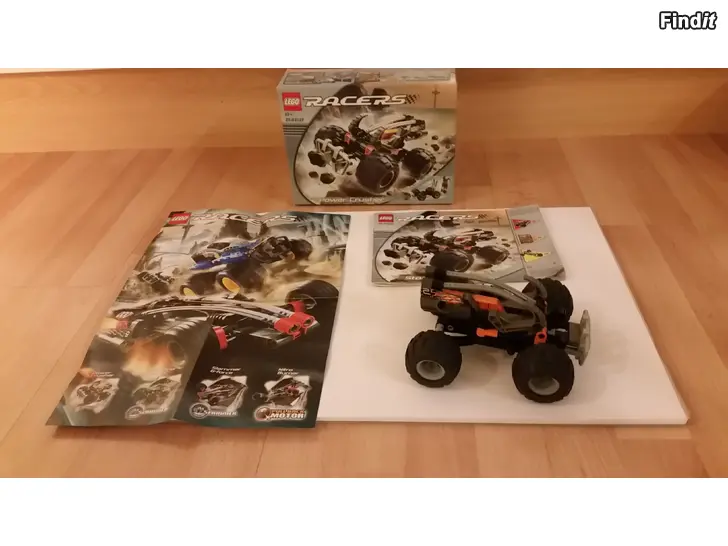 Myydään Lego Racers v.2002 8468 Power Crusher Stone Buster maasturi  -18e