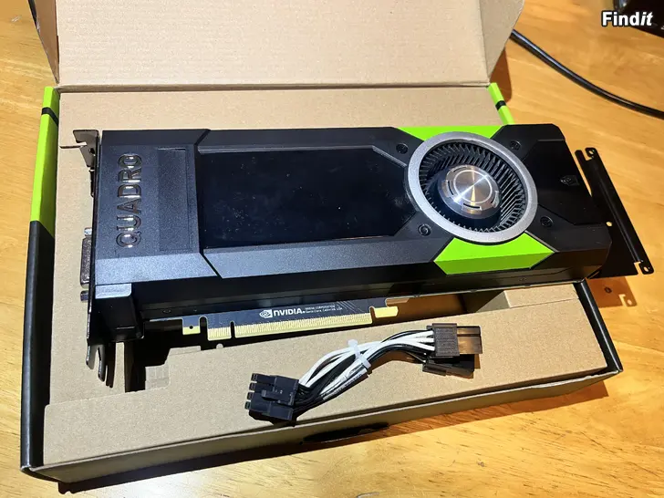 Säljes NVIDIA Quadro P5000 16GB GDDR5X CUDA