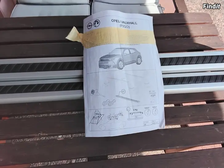 Myydään Opel mokka kattoteline