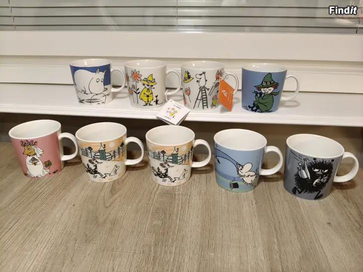 Säljes Muminmuggar