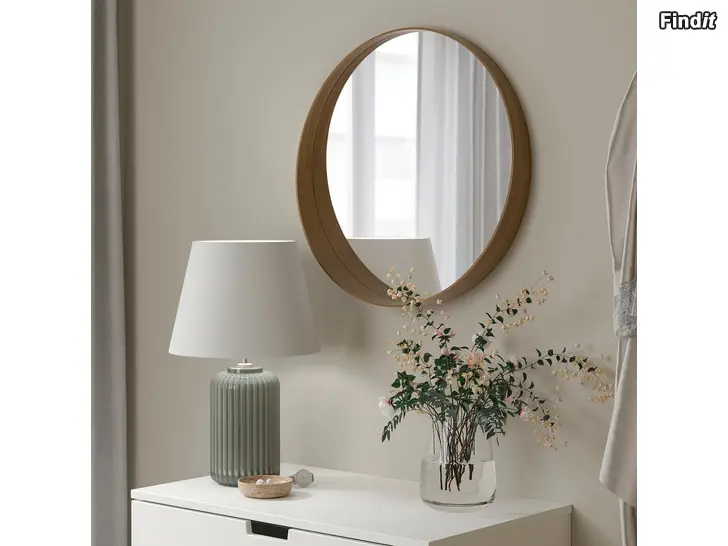 Säljes Ikea Stockholm spegel i valnöt 80 cm