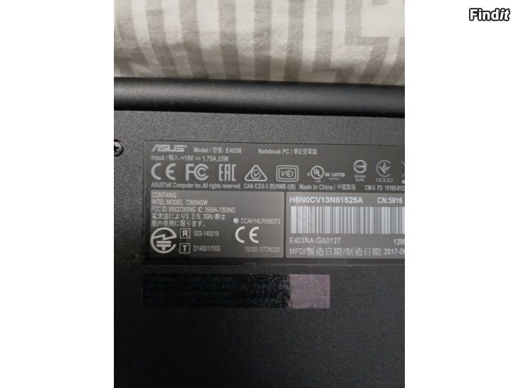 Säljes Kannettava Asus E403N
