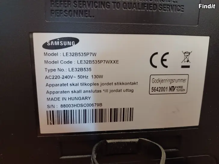 Myydään Samsung TV
