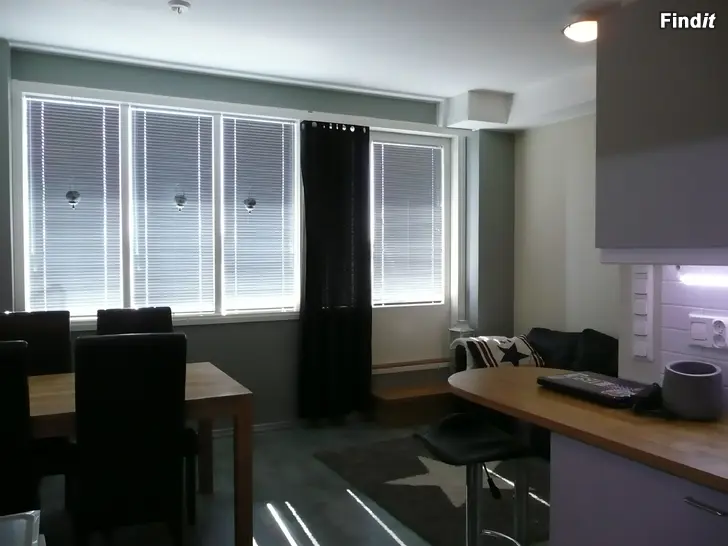 Vuokrataan Uthyres etta 31,5 m² på Kvarngatan 9 i Vasa