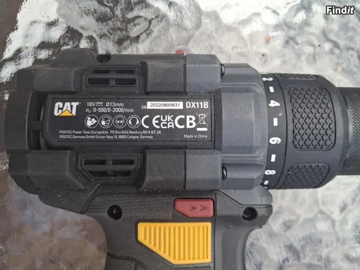 Myydään Akkuporakone Dx11 Cat, uusi ilman akkua