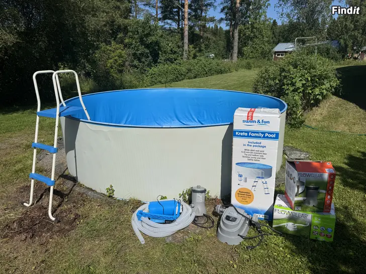 Säljes Swim-fun familjepool till salu