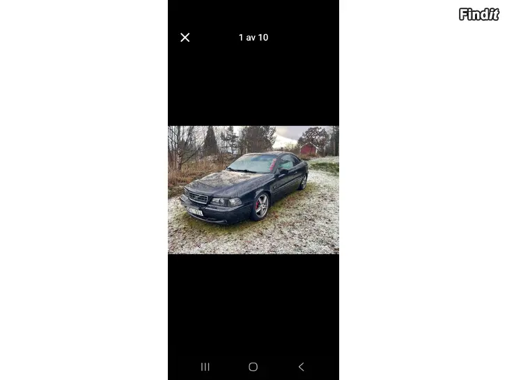 Myydään Volvo c70 2.3 t5 3steg 320hk coupe