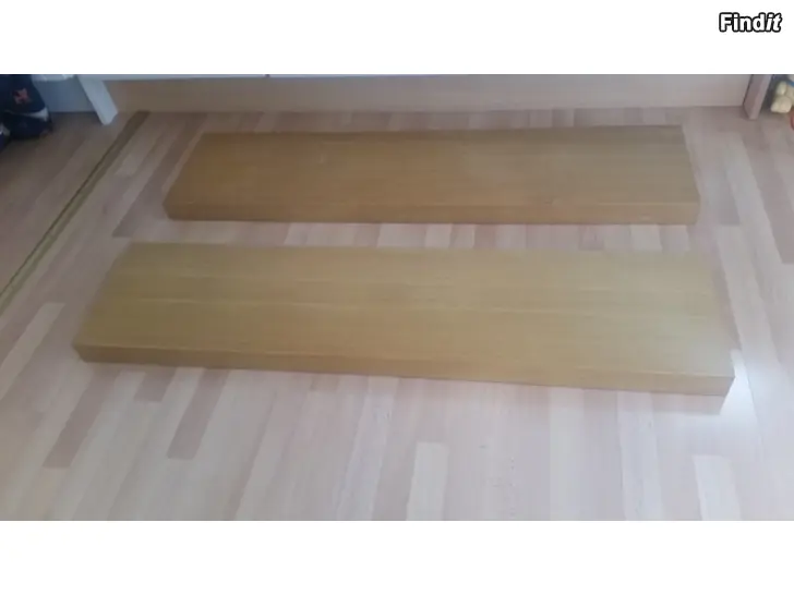 Säljes Ikea LACK seinähylly 2kpl 110x26cm 10973 tammi -hinta 8e