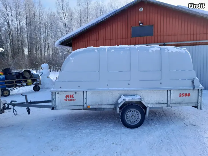 Myydään Peräkärry 350 x 150 kuomulla