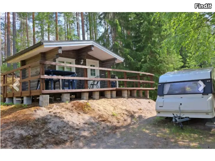 Uthyres Mökki lammen rannalta