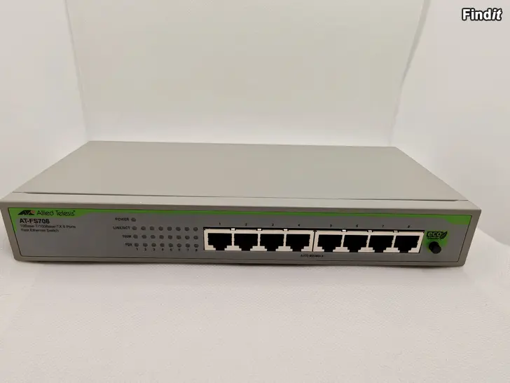 Säljes Allied Telesis AT-FS708 8-portars switch