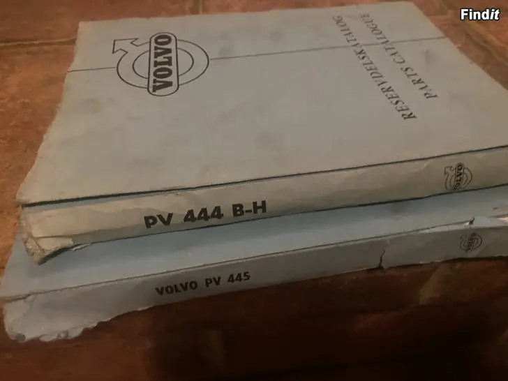 Säljes Volvo reservdelskataloger