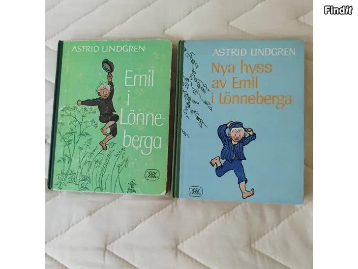 Säljes Två Emil i Lönneberga böcker