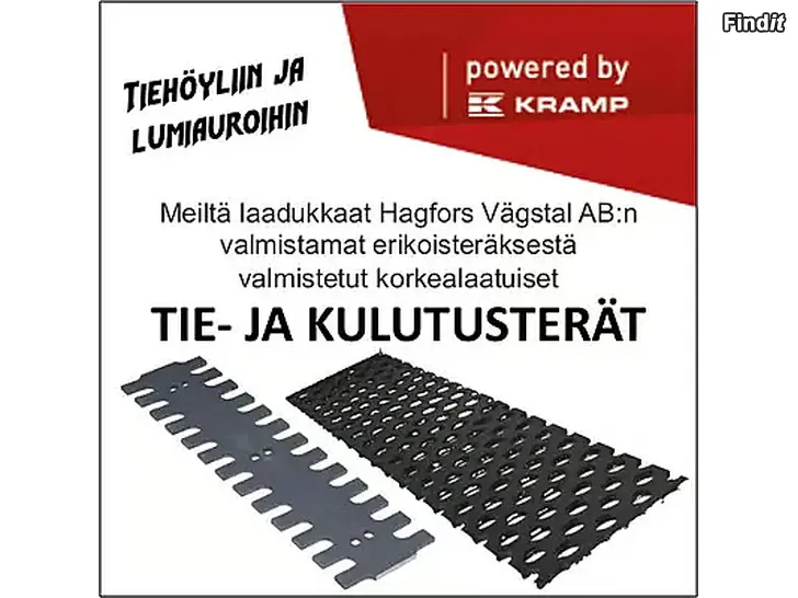 Myydään Tieterät  tiehöyliin ja lumiauroihin Savenmaalta,Nivalasta