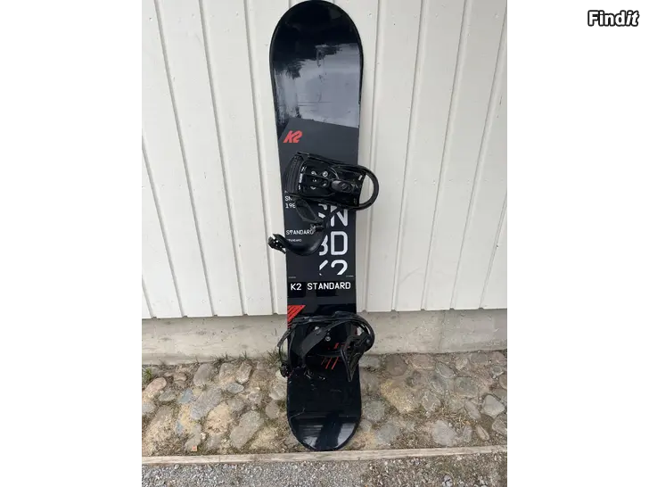 Säljes K2 Standard Snowboard 156cm + Salomon bindningar