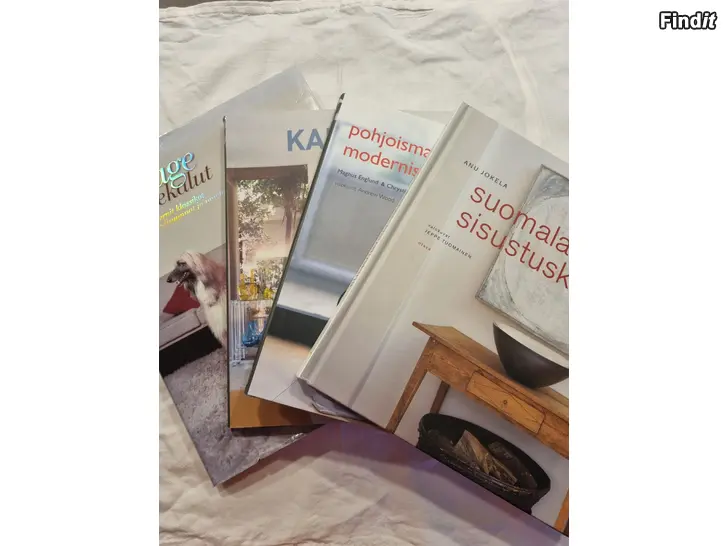 Säljes Sisustuskirja paketti