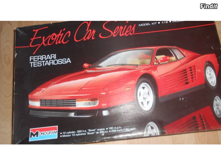 Säljes Ferrari vintage Model Kit 1 12