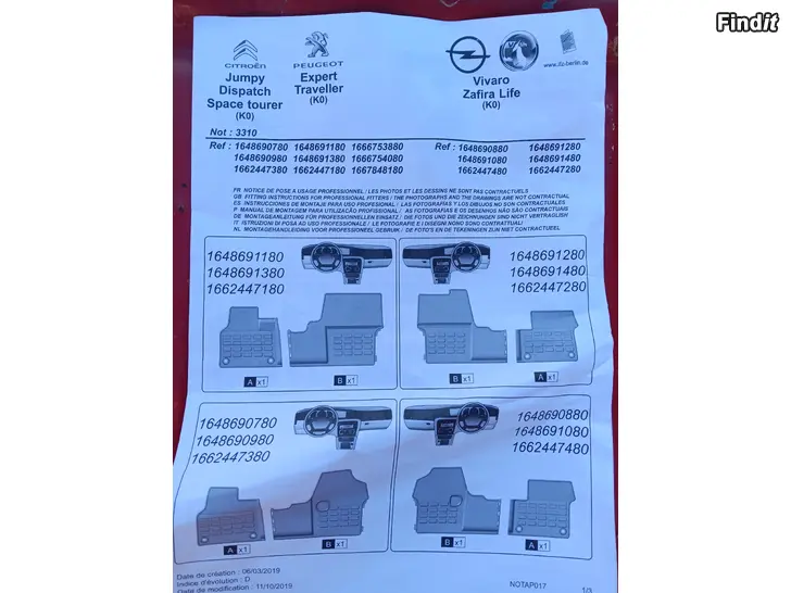 Myydään Lattiamatto fiat