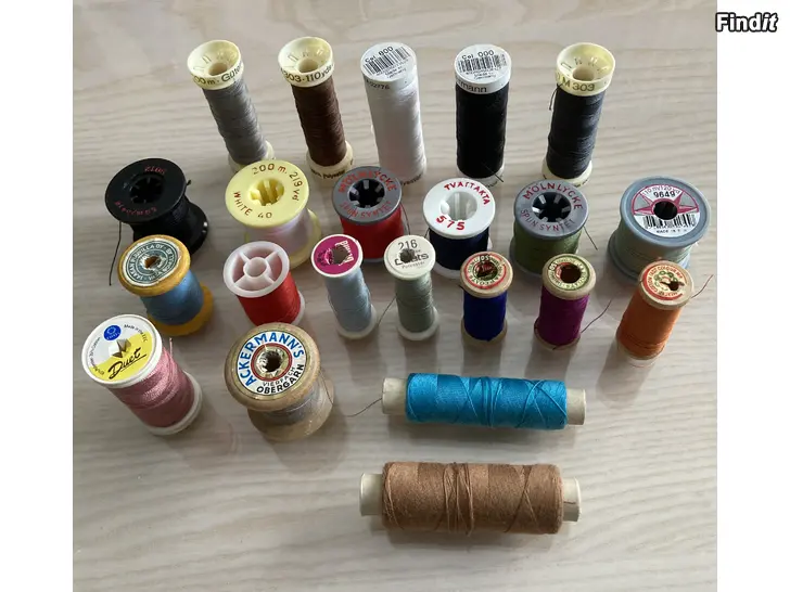 Myydään Pussillinen ompelulankaa
