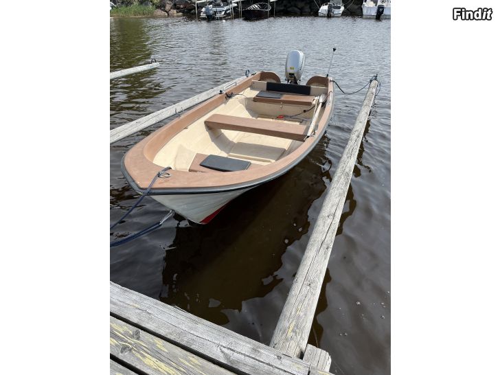 Myydään Artekno 470 med Honda 15hp - 4takt