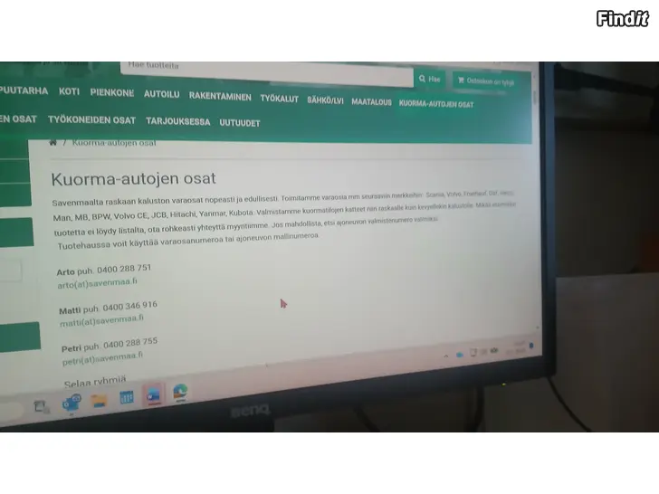 Säljes Kuorma-auto-varaosat Savenmaalta,Nivalasta