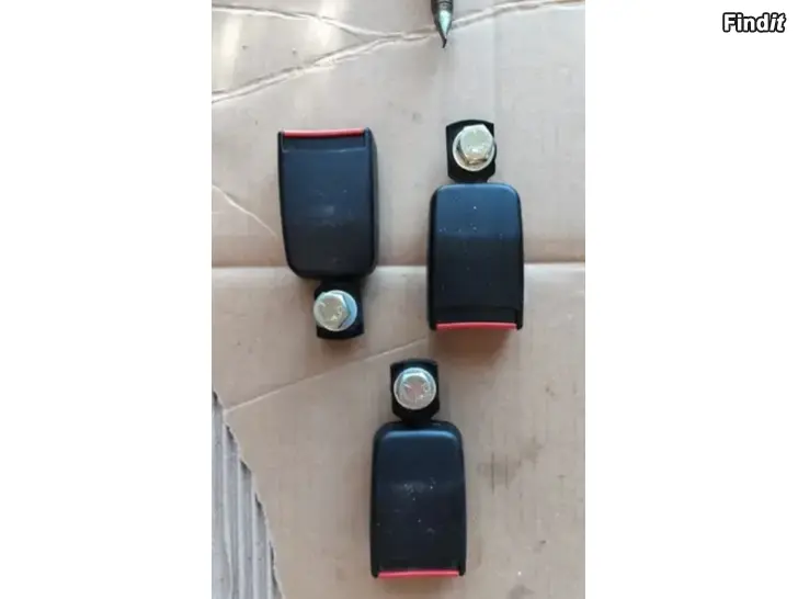 Myydään Turvavyönlukkot 3 kpl