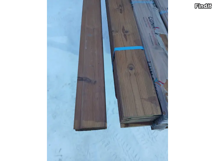 Myydään N. 6m² lämpökäsitelty sisäverhouspaneeli 15x92mm p 2,1m