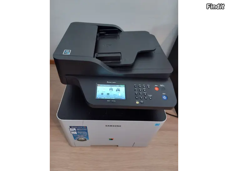 Myydään Myydään Samsung SL-C1860FW värillinen monitoimitulostin + uusi musta kasetti CLT-K504S