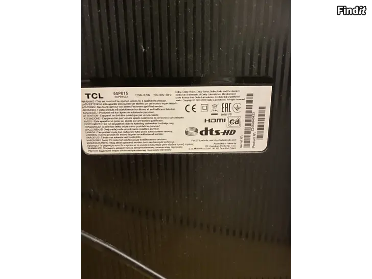 Säljes Tcl 50 4k uhd led tv säljes