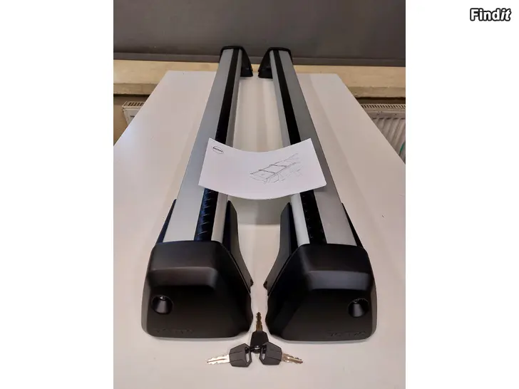 Myydään Volvo XC60 mk2 OEM Kattotelineet/Takräcken 32270144 vm. 2018
