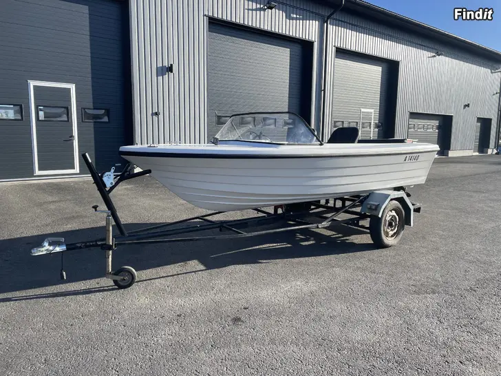 Myydään Terhi 430S Johnson 60HP + Rek. Traileri