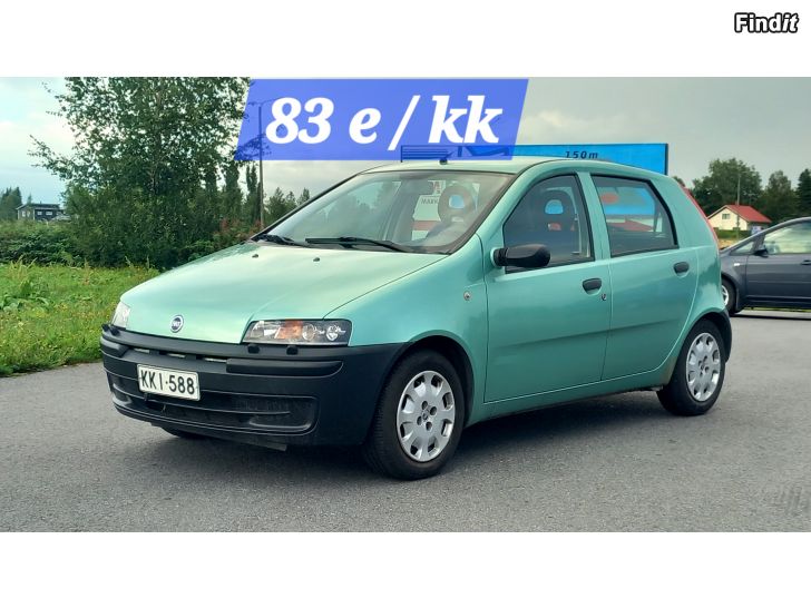 Myydään Fiat Punto 1.2 SX 5-ov. AJETTU 69 TKM