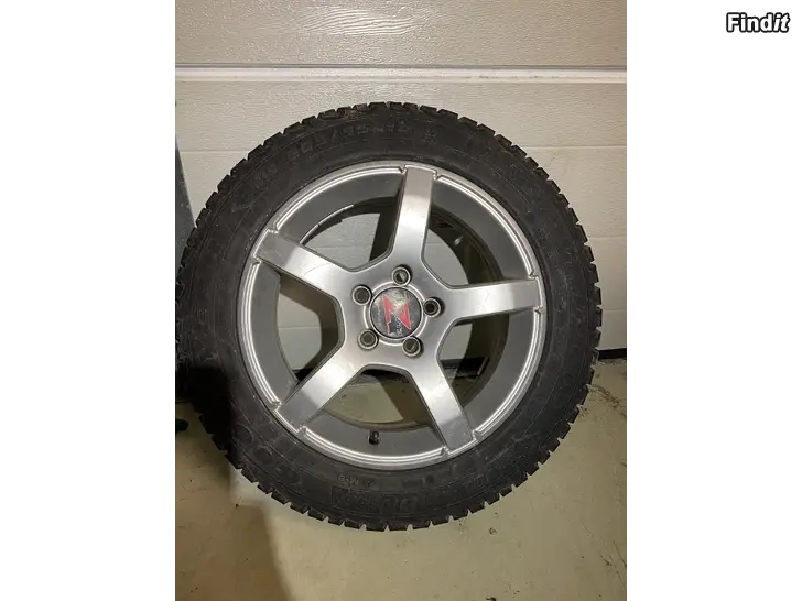 Säljes 5x112 205/55 16 Good Year nastarenkaat Barzetta vanteilla